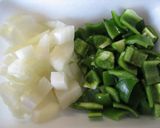 ピーマンとコーンのカレー炒め作り方1写真