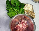 ほうれん草と豚肉の蒸し焼き作り方2写真