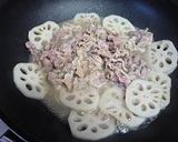 ほうれん草と豚肉の蒸し焼き作り方3写真