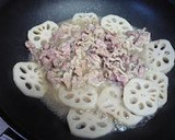 ほうれん草と豚肉の蒸し焼き作り方3写真