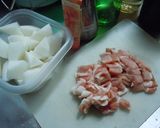 豚肉と大根と里芋の甘辛煮作り方1写真