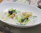 ホタテと白菜のミルク煮作り方4写真