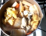牡蠣と白菜の焚き合わせ作り方6写真