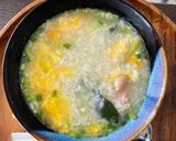 超簡単！もつ鍋風（ニンニク＊醤油）雑炊作り方5写真