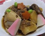 肉じゃが☆筑前煮風作り方4写真