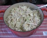 たっぷり大和芋とそば粉入りお好み焼き作り方3写真