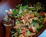 パスタとえびのグリーンサラダ作り方3写真