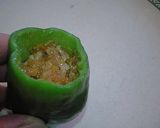 ピーマンの野菜詰め作り方8写真