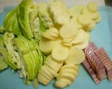 お野菜とベーコンのチーズ蒸作り方1写真