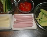 春色！おさかなの生春巻き☆作り方1写真