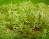 せん切り野菜と春雨サラダ　青しそ胡麻風味作り方2写真