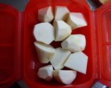 レンジで4分！里芋のバターしょうゆ和え作り方1写真