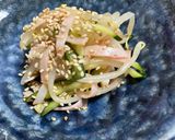 もやし、きゅうり、ハムの中華風サラダ作り方5写真