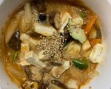 クリーミーピリ辛炒飯味豆腐入ナムル風炒煮作り方22写真
