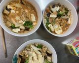 肉無豆腐クリーミートマト味噌味野菜炒め作り方17写真