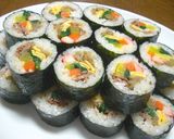 おすすめ！　我が家の＊キムパプ（キンパ）作り方16写真