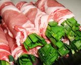 ニラの豚肉巻き　酒盗ダレ作り方1写真