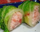 酒盗の白菜巻きずし作り方4写真