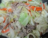味噌ダレ焼きうどん作り方5写真