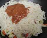 味噌ダレ焼きうどん作り方6写真