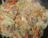 味噌ダレ焼きうどん作り方7写真