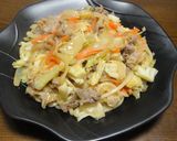 味噌ダレ焼きうどん作り方8写真