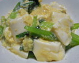 ほうれん草と豆腐の卵とじ♪作り方6写真