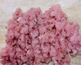 節約レシピ♪ムネ肉でつくねの照り焼き♪作り方1写真