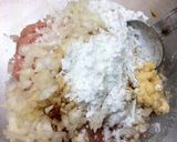 節約レシピ♪ムネ肉でつくねの照り焼き♪作り方2写真