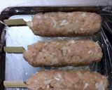 節約レシピ♪ムネ肉でつくねの照り焼き♪作り方3写真