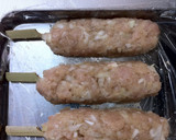 節約レシピ♪ムネ肉でつくねの照り焼き♪作り方3写真
