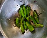 ししとうの塩昆布和え作り方3写真