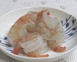 海老とさつま揚げと葱の卵とじ作り方1写真