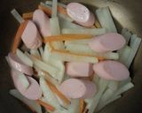 コク旨～魚肉と大根の和風カルボナーラ風作り方6写真