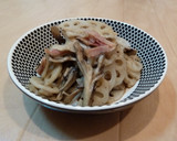 れんこんとまいたけのきんぴら♪作り方3写真