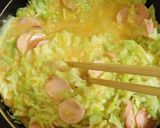 お弁当に！！ギョニソとキャベツの卵焼き♡作り方8写真