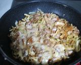 チーズとろっ☆焼きそばピザ作り方9写真