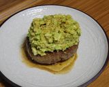 アボカドの鬼おろしソースがけハンバーグ作り方3写真