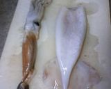 ワタ（腑）を焼いた「イカの塩辛」作り方1写真