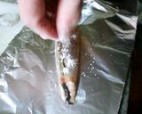 ワタ（腑）を焼いた「イカの塩辛」作り方3写真