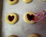 赤いハートのジャム＆バタークッキー作り方6写真