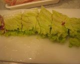 ほんだしで簡単豚バラと白菜のぎっしり鍋作り方1写真