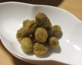 ワインのお供に☆オリーブの肉詰め　衣揚げ作り方4写真