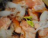 鶏手羽元と蒟蒻のお酢煮込み作り方2写真