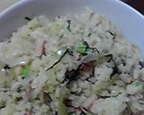 栄養満点！Wおさかなチャーハン作り方6写真