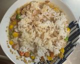 レンジ簡単洋風梅クリーム味オムライス弁当作り方7写真