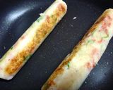 おさかなソーセージの焼きロールポテト作り方4写真