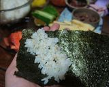 手巻きキンパッ♪作り方1写真