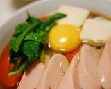 おさかなソーセージのすき焼き風うどん！作り方3写真