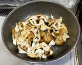 舞茸と鶏むね肉のクリームパスタ作り方7写真